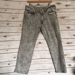 Levi’s • stone wash denim straighter wide leg jean